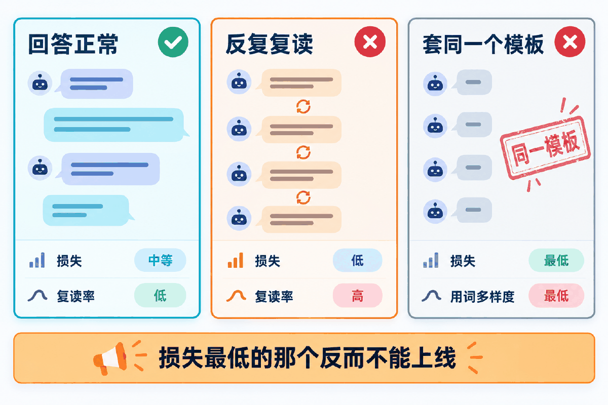 图③ 损失更低的两组反而都不能上线