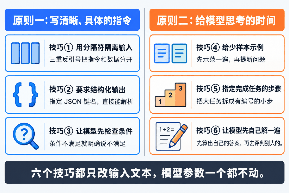 图② 两大原则与六个技巧：全部只改输入文本