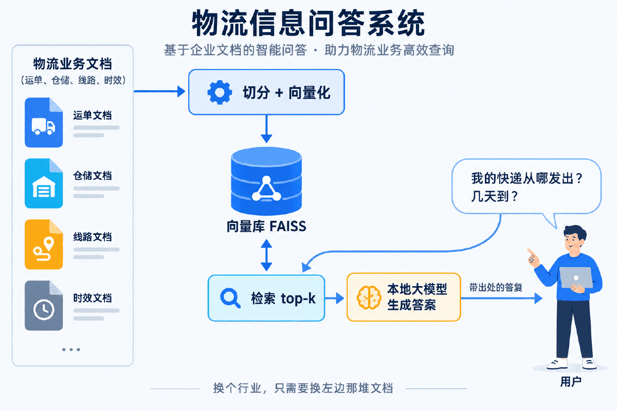 图① 物流信息问答系统的组成